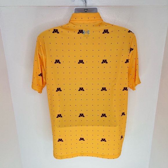 Under Armour University Of Minnesota Gophers Polo Size Medium Golf Performance - Picture 6 of 12